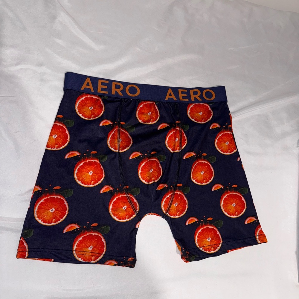 Aero Orange Fruit Print Boxer Briefs